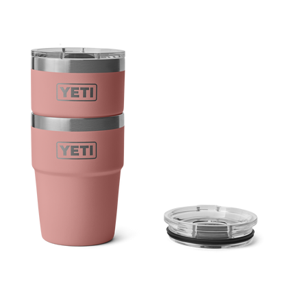 YETI Rambler® Verre empilable de 16 oz (473 ml) Sandstone Pink
