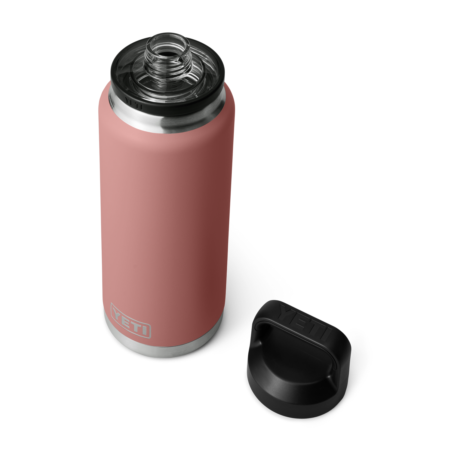 YETI Rambler® Bouteille 36 oz (1065 ml) avec bouchon Chug Sandstone Pink