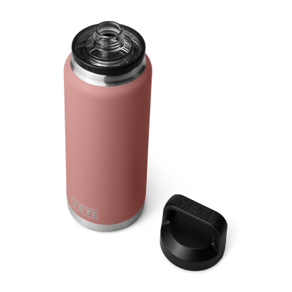 YETI Rambler® Bouteille 36 oz (1065 ml) avec bouchon Chug Sandstone Pink