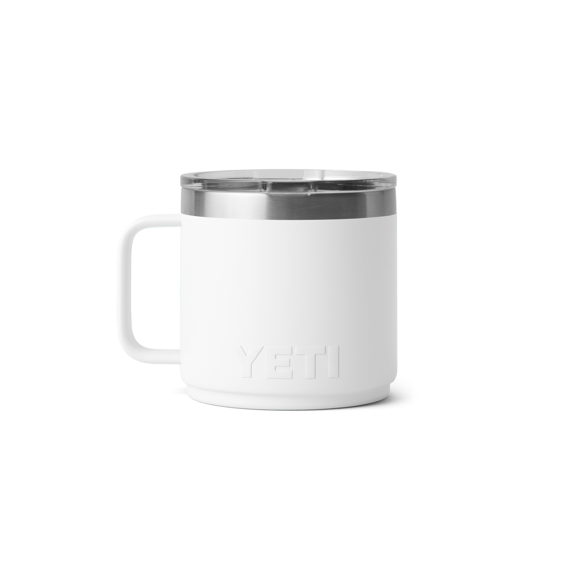 Tasse empilable Rambler® YETI 14 oz (414 ml) Blanc