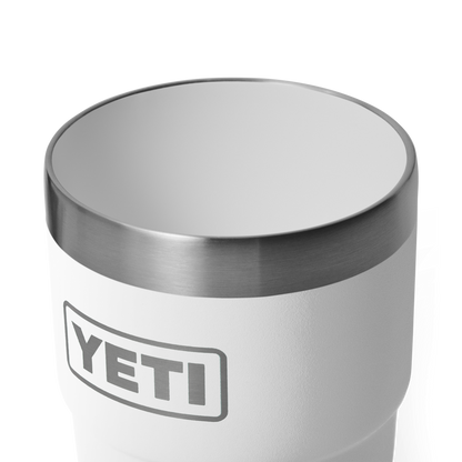Tasse empilable Rambler® YETI 8 oz (236 ml) Blanc