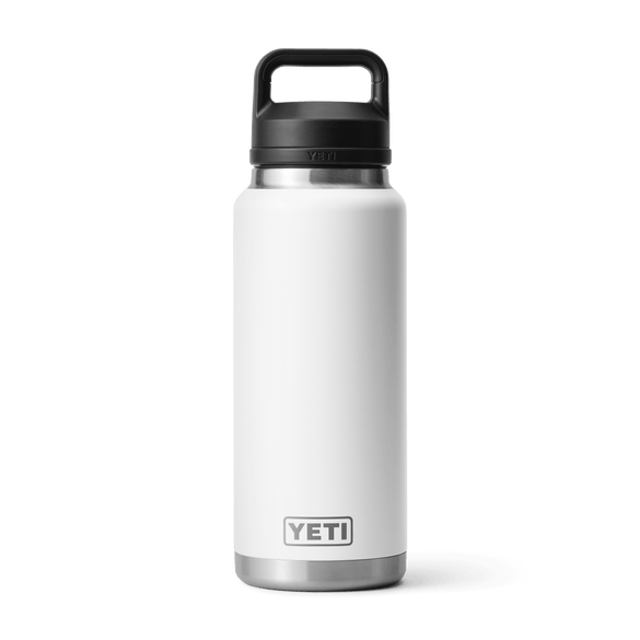 YETI Rambler® Bouteille 36 oz (1065 ml) avec bouchon Chug Blanc