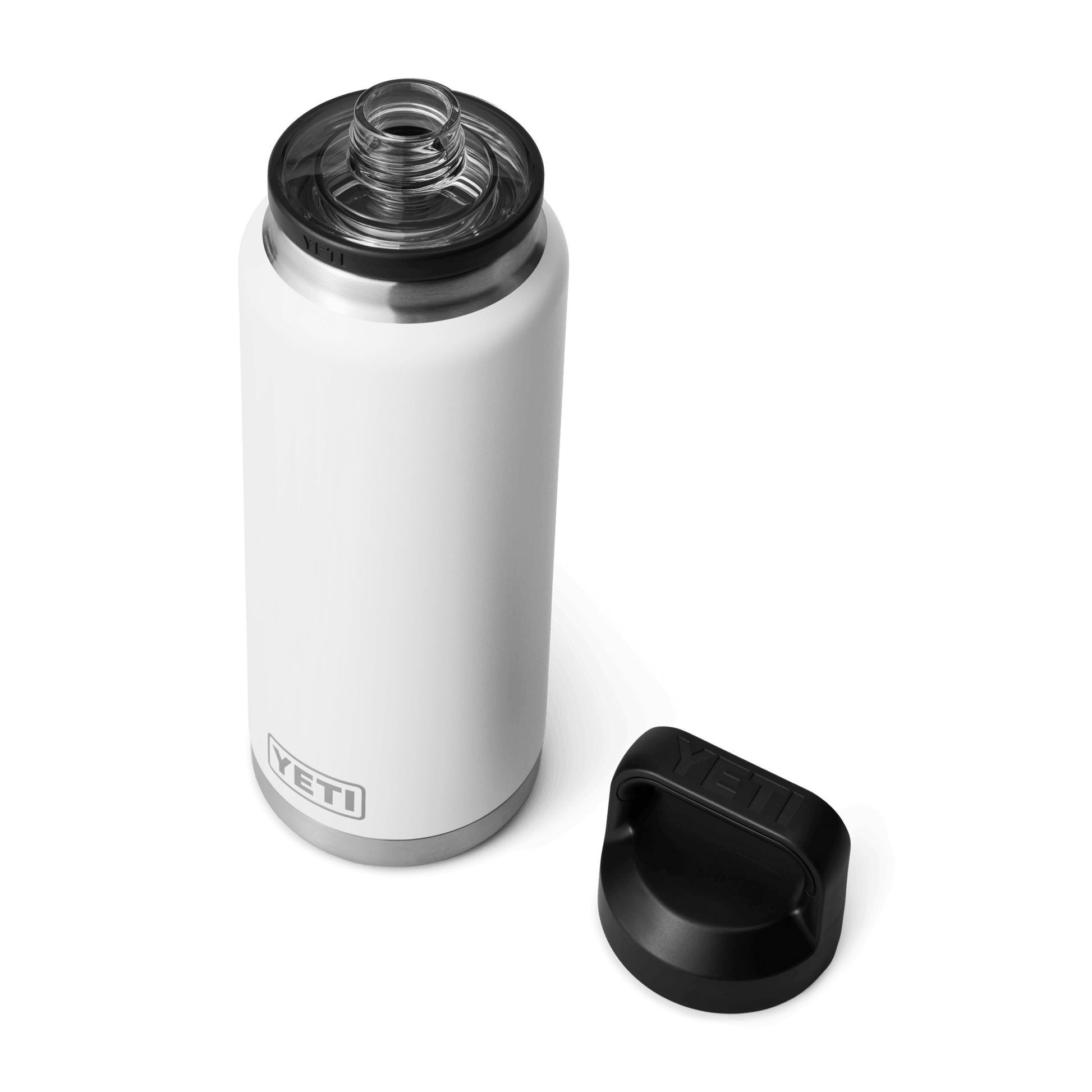 YETI Rambler® Bouteille 36 oz (1065 ml) avec bouchon Chug Blanc