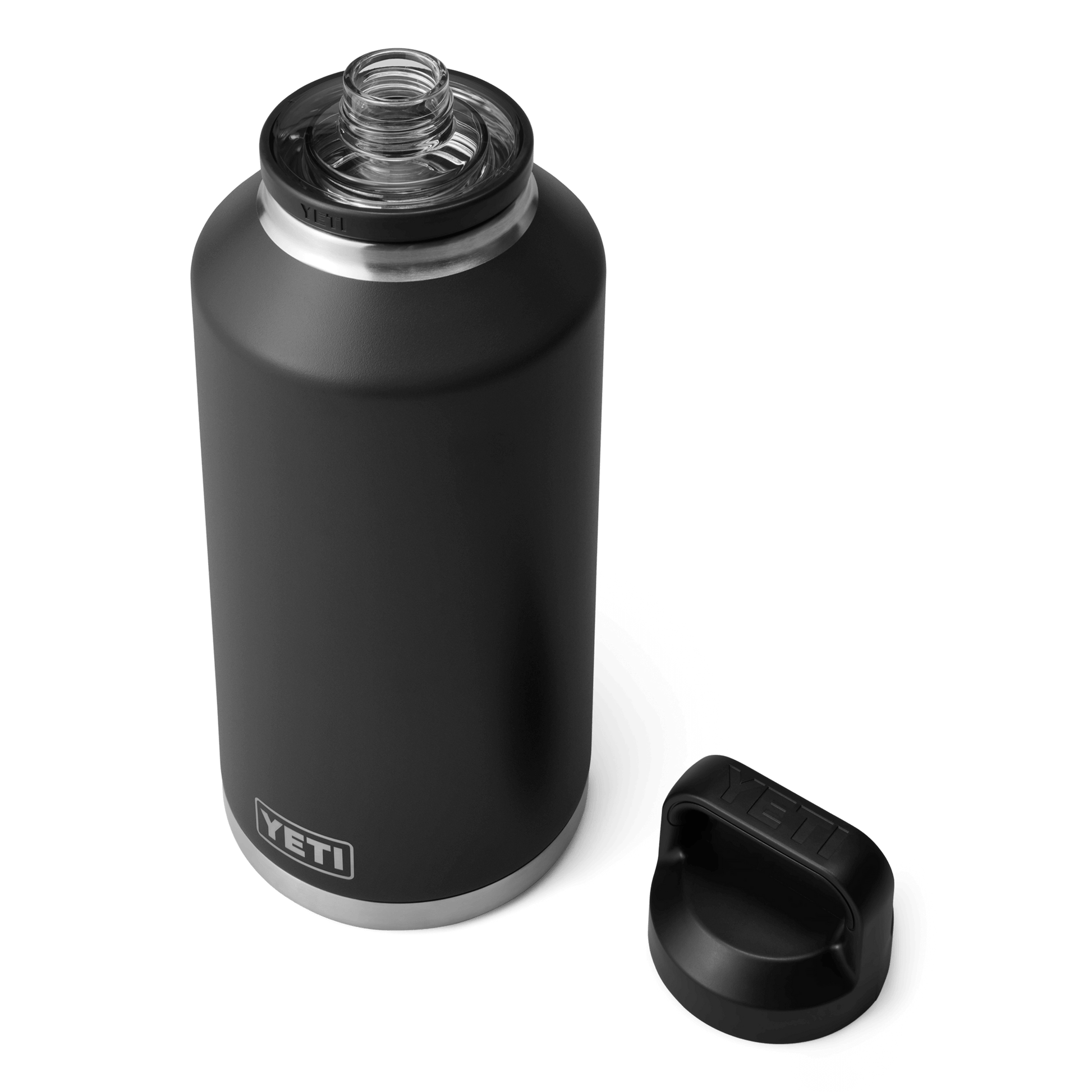 YETI Rambler® Bouteille 64 oz (1,9 l) avec bouchon Chug Noir