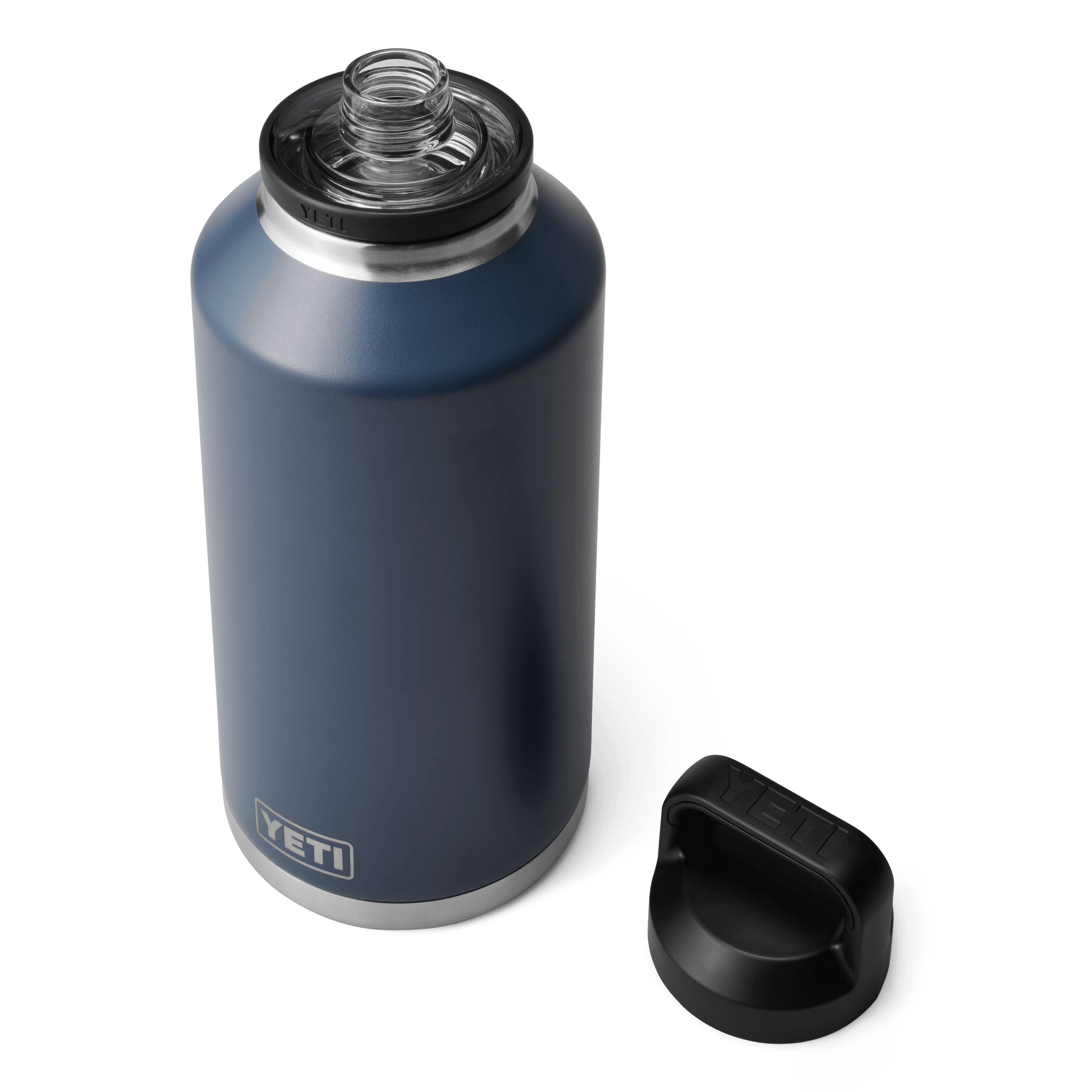 YETI Rambler® Bouteille 64 oz (1,9 l) avec bouchon Chug Navy