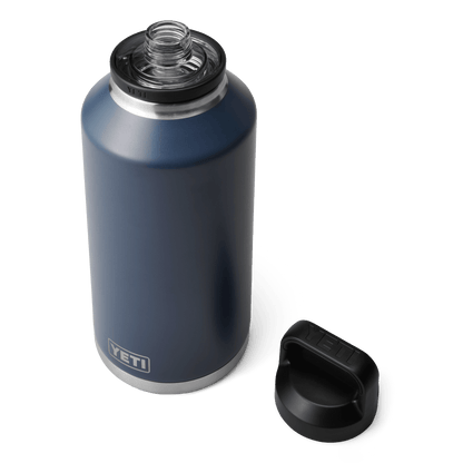 YETI Rambler® Bouteille 64 oz (1,9 l) avec bouchon Chug Navy