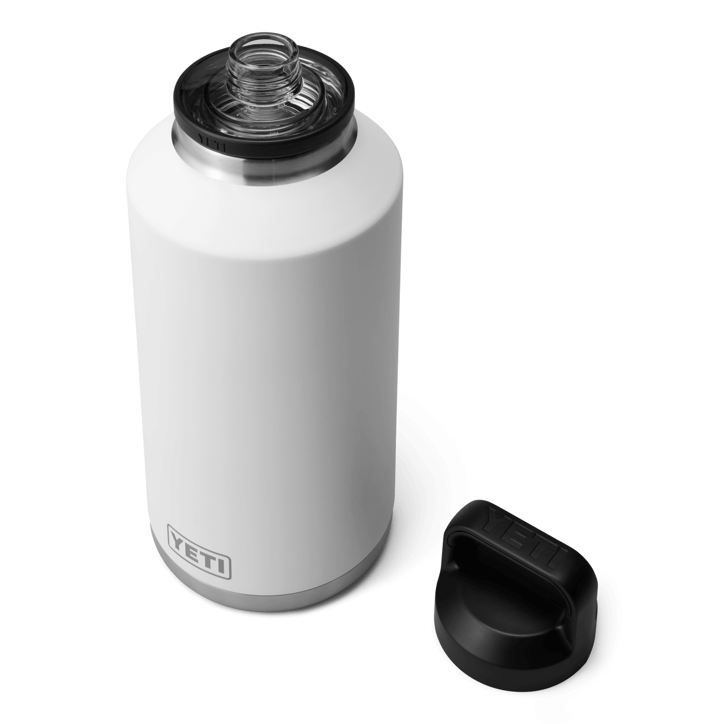 YETI Rambler® Bouteille 64 oz (1,9 l) avec bouchon Chug Blanc