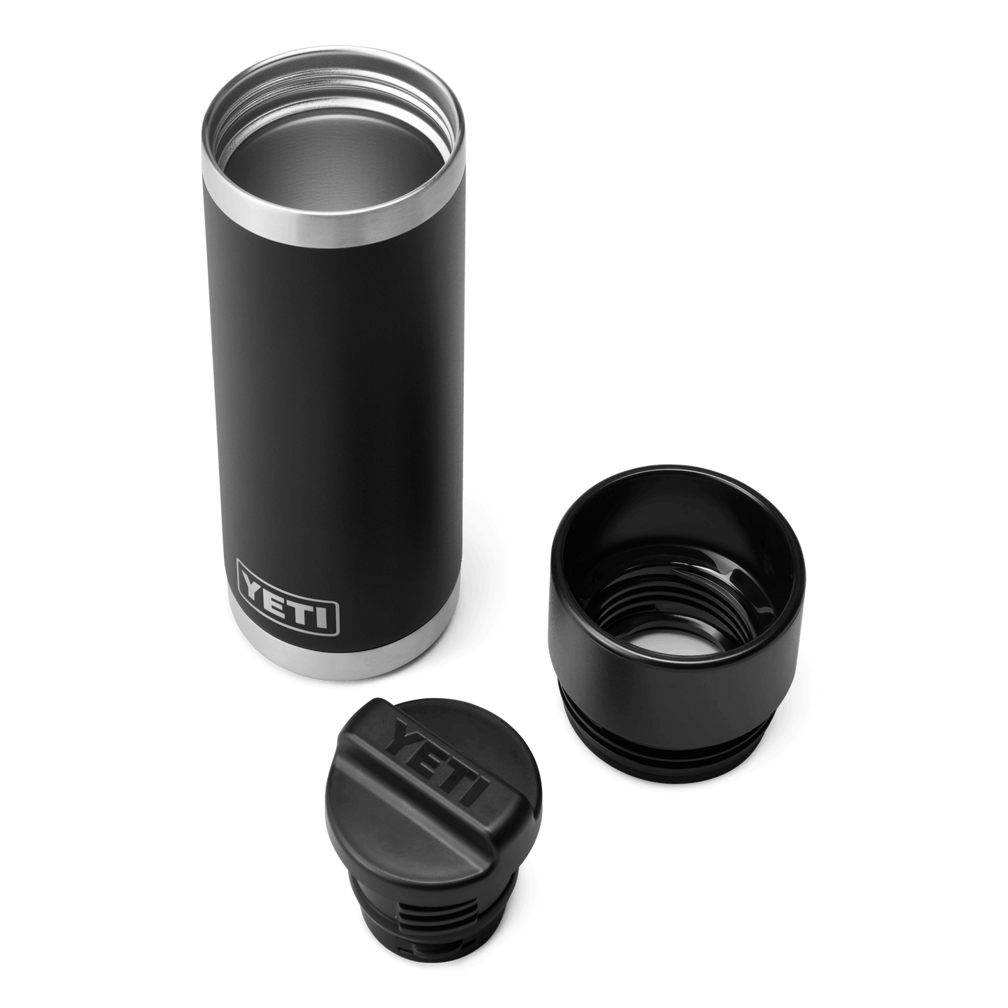 YETI Rambler® Bouteille 18 oz (532 ml) avec bouchon Hotshot Noir