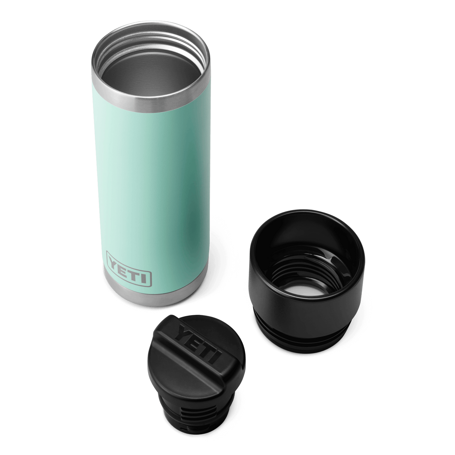 YETI Rambler® Bouteille 18 oz (532 ml) avec bouchon Hotshot YETI Rambler® Bouteille 18 oz (532 ml) avec bouchon Hotshot Sea Foam