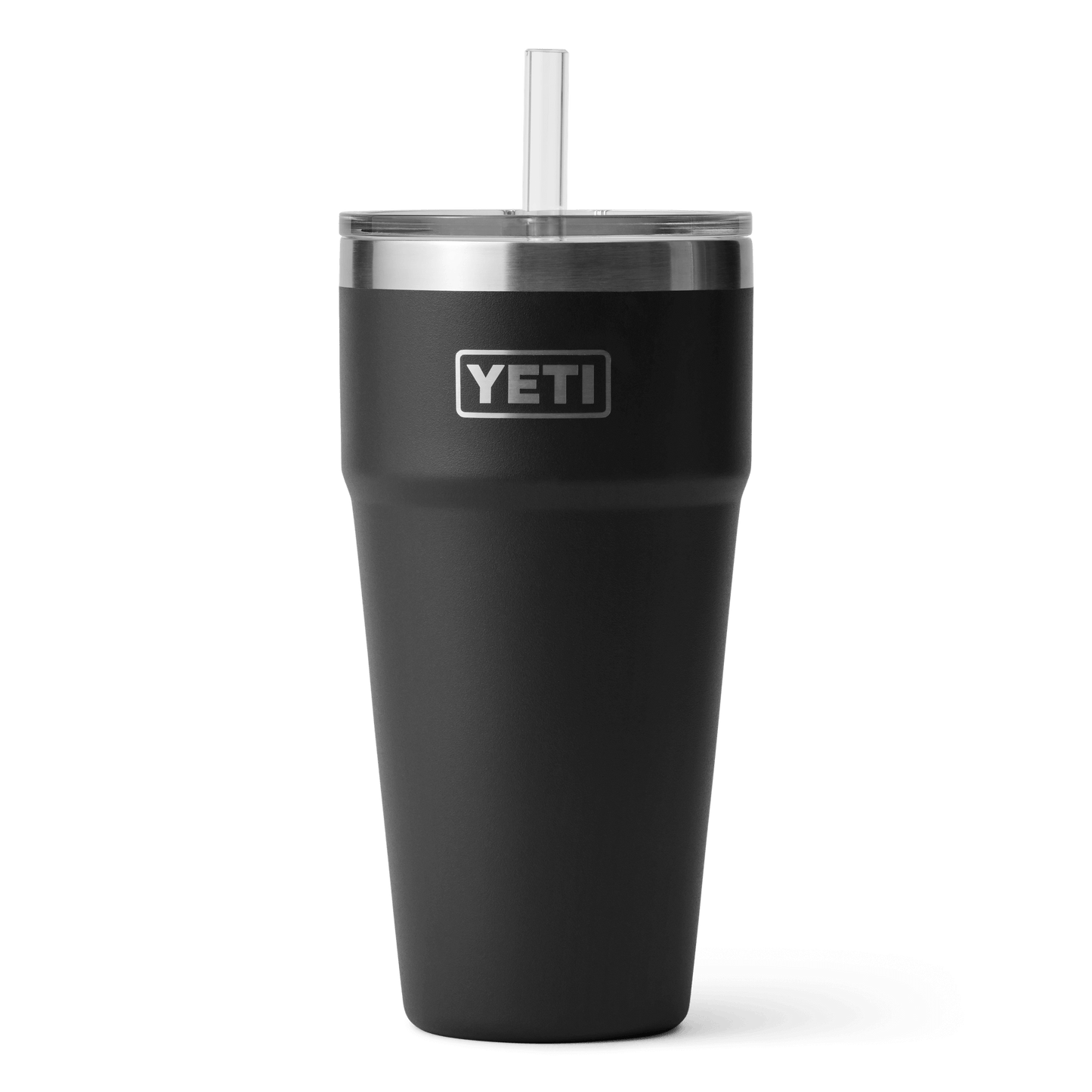 YETI Rambler® Verre 26 oz (760 ml) avec couvercle à paille Noir