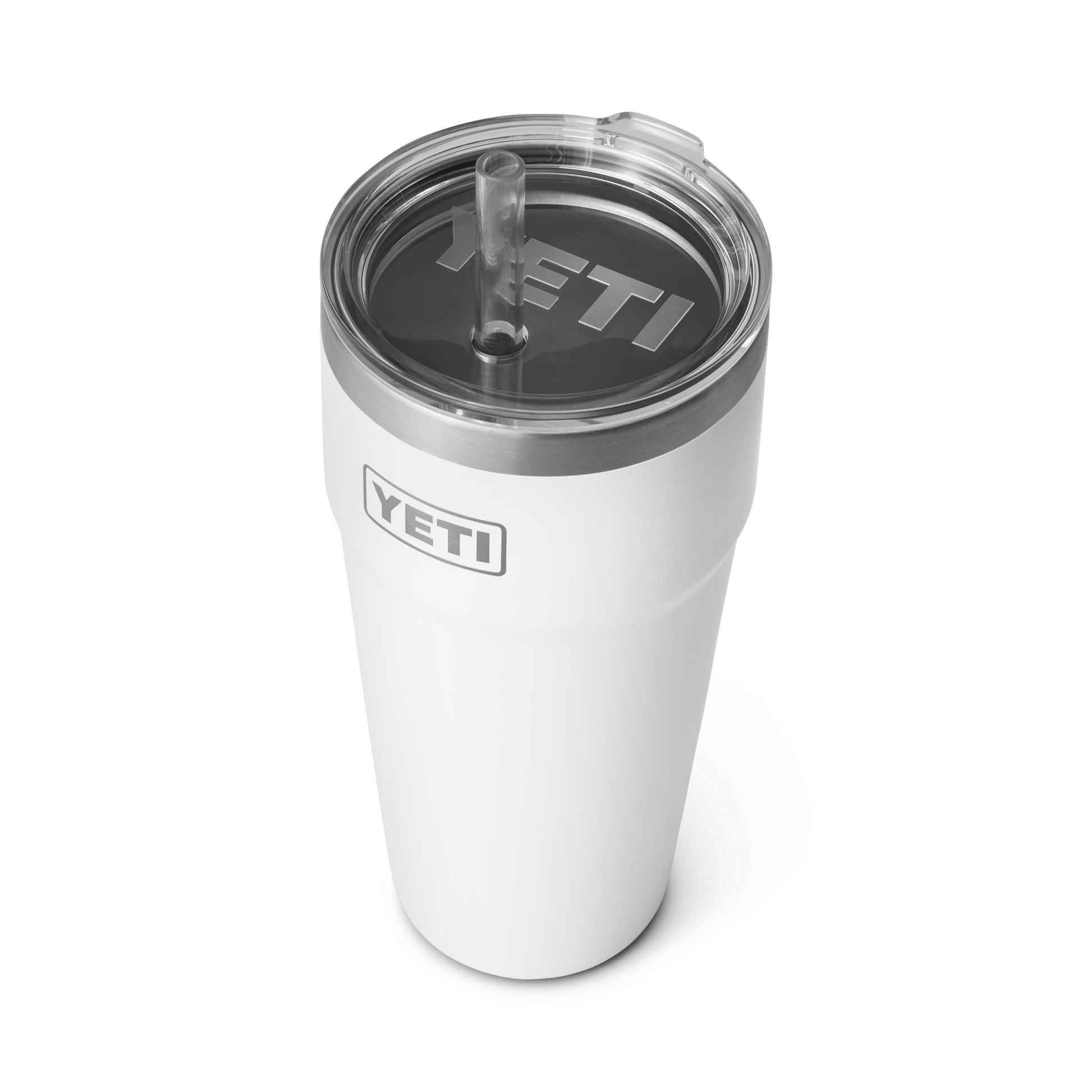 YETI Rambler® Verre 26 oz (760 ml) avec couvercle à paille Blanc