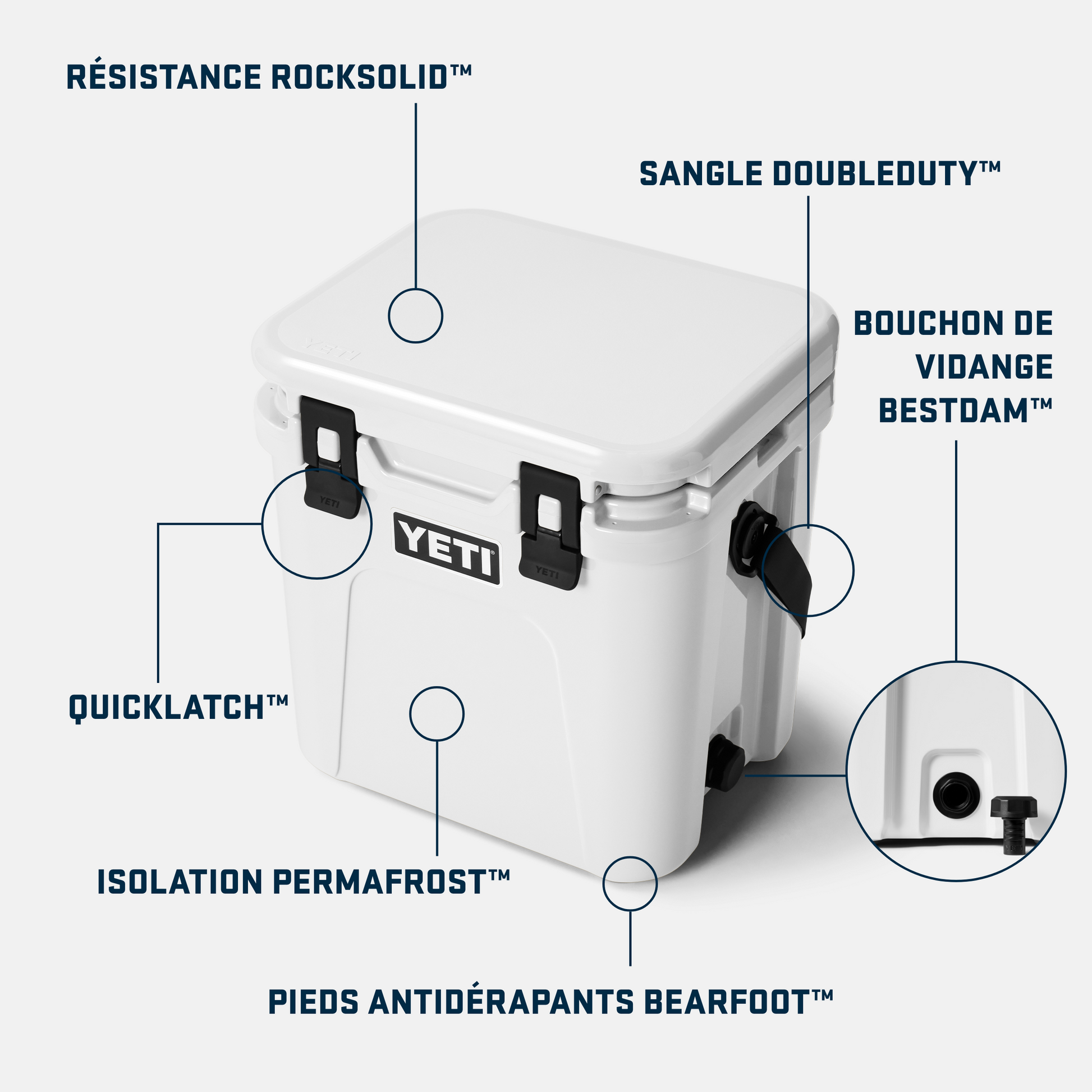 YETI Roadie® Glacière Rigide 24 Rescue Red 