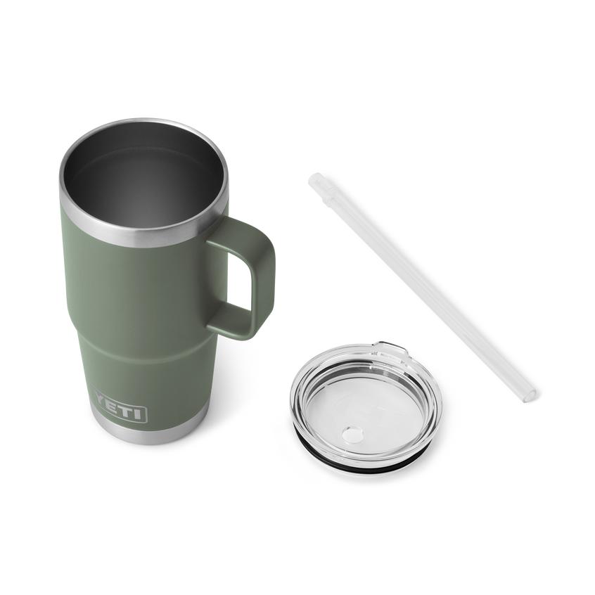 YETI Rambler® Mug De 25 oz (710 ml) Avec couvercle à paille Camp Green