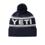 YETI Bonnet Logo Retro Knit Navy/Blanc