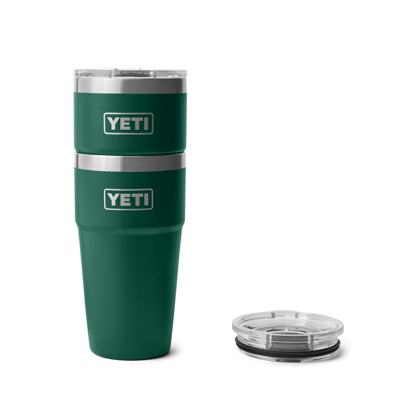 YETI Rambler® Verre empilable de 20 oz (591 ml) Black Forest Green