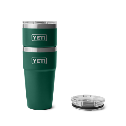 YETI Rambler® Verre empilable de 20 oz (591 ml) Black Forest Green