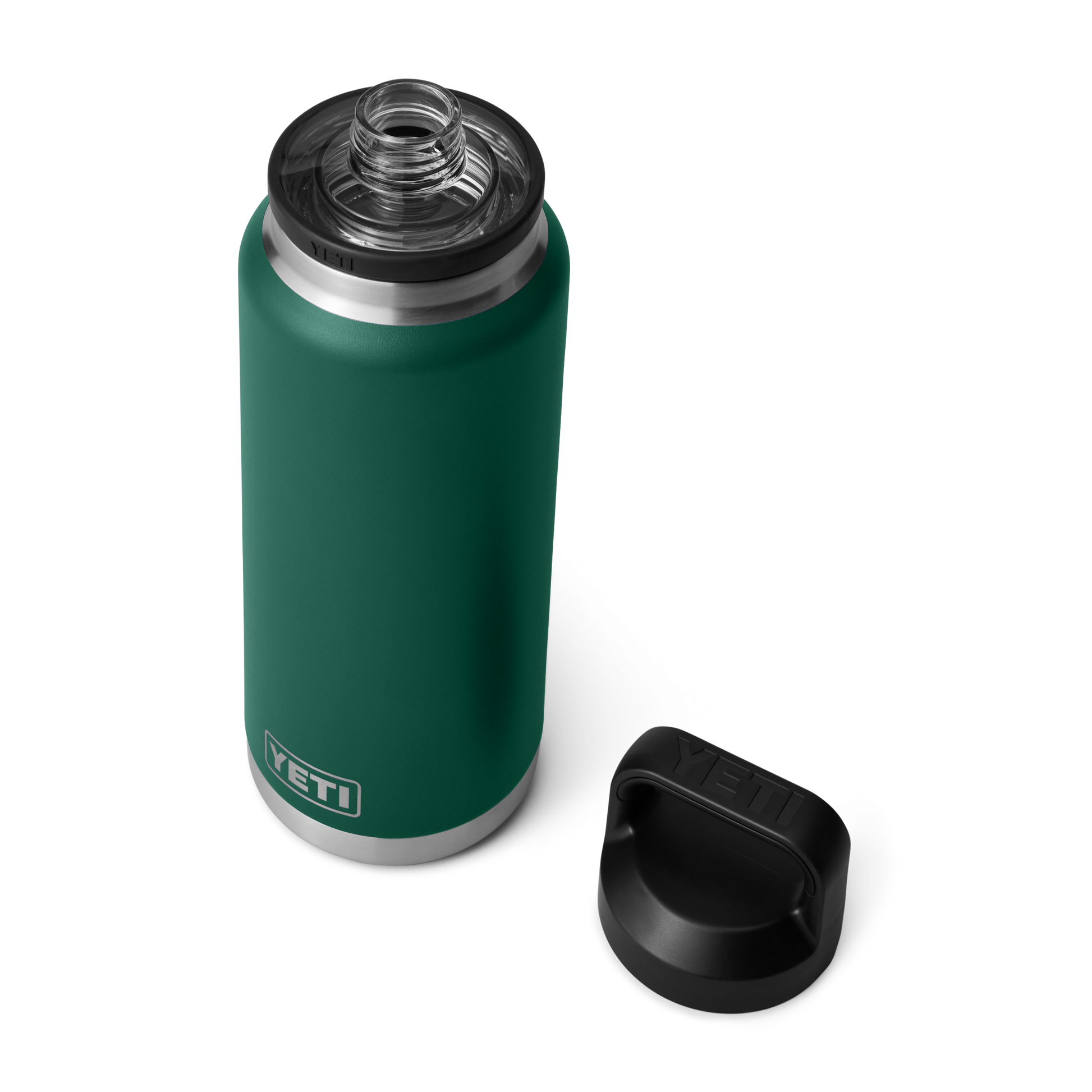 YETI Rambler® Bouteille 36 oz (1 L) Black Forest Green