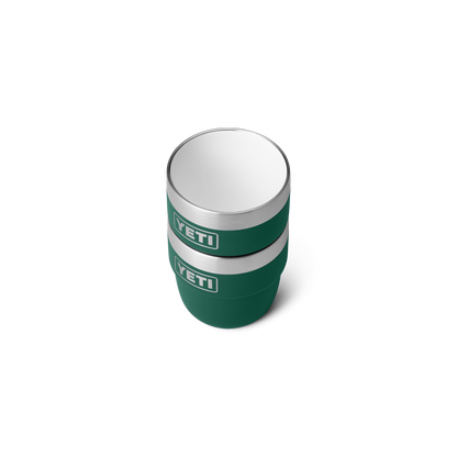 YETI Rambler® Tasse empilable de 4 oz (118 ml) Black Forest Green
