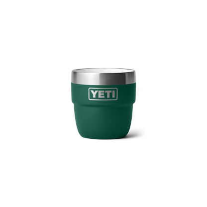 YETI Rambler® Tasse empilable de 4 oz (118 ml) Black Forest Green