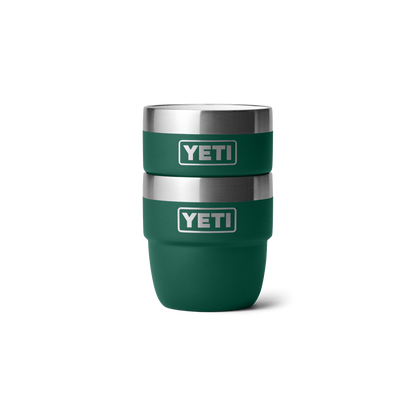 YETI Rambler® Tasse empilable de 4 oz (118 ml) Black Forest Green
