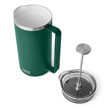 YETI Cafetière à piston Rambler™ de 64 oz (1,9 L) Black Forest Green
