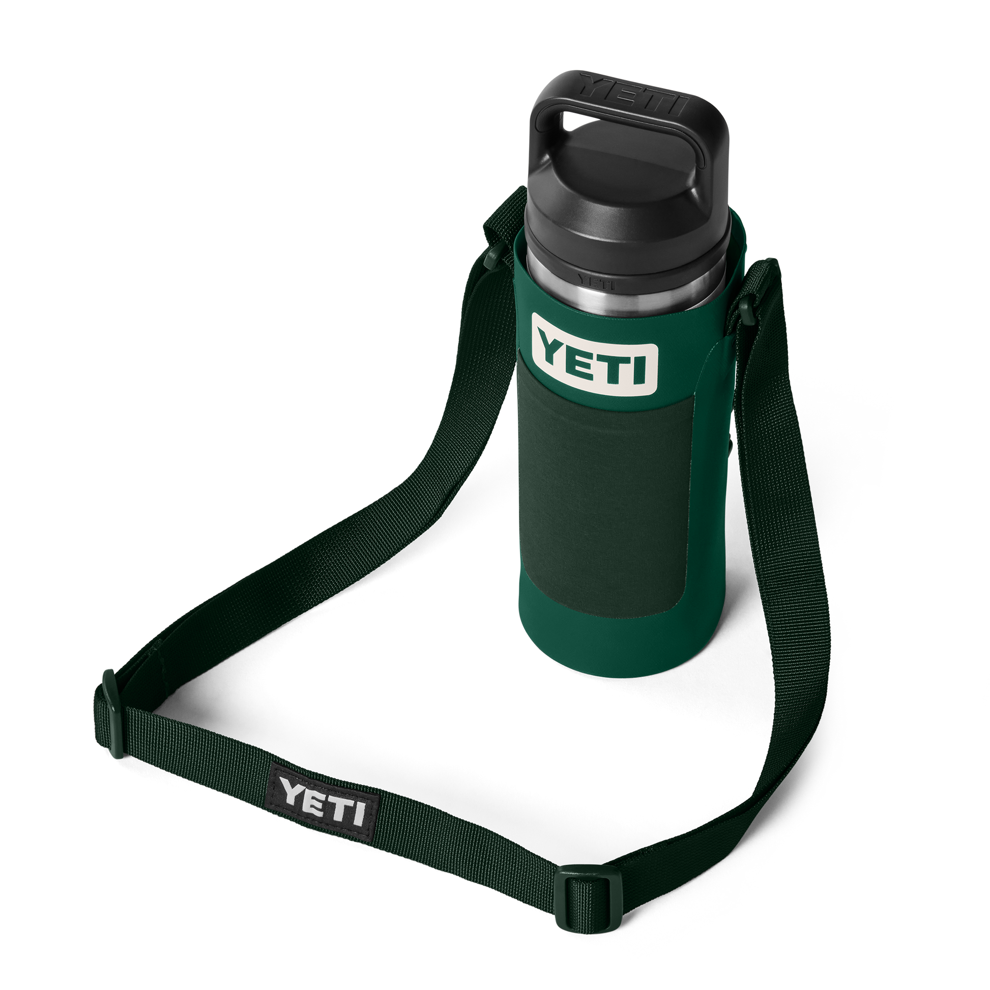 YETI Rambler® Bottle Sling Petit Black Forest Green