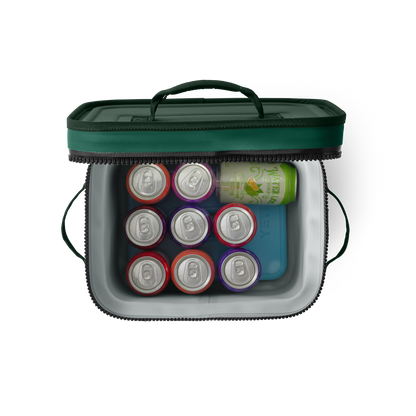 YETI Glacière souple Hopper Flip® 12 Black Forest Green