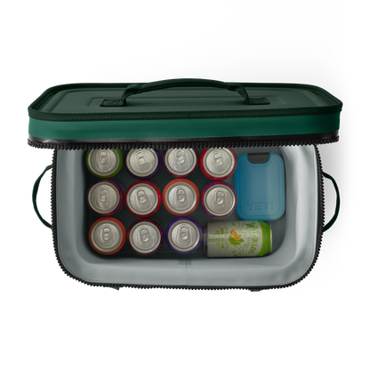 YETI Glacière souple Hopper Flip® 18 Black Forest Green