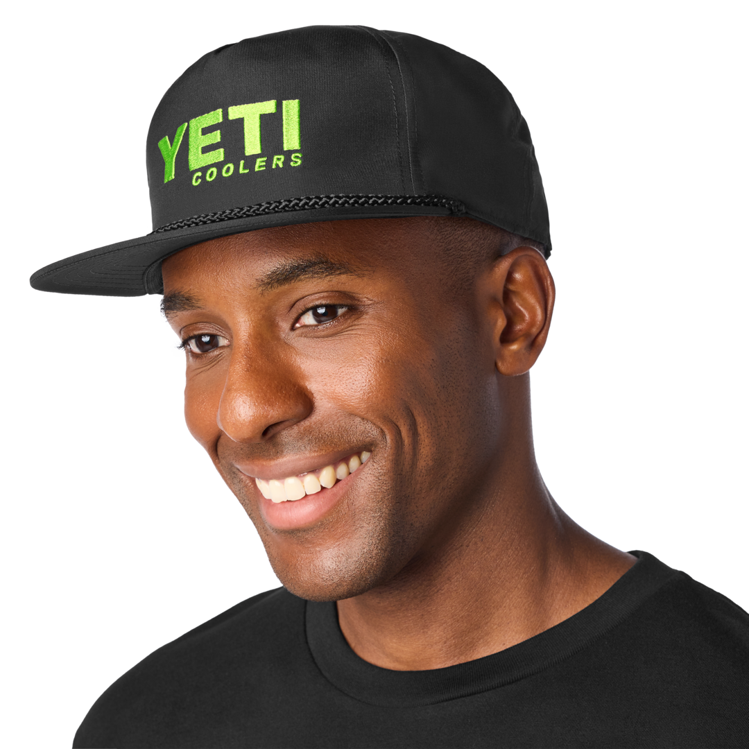 Yeti Coolers® Flat Brim Rope Hat Green