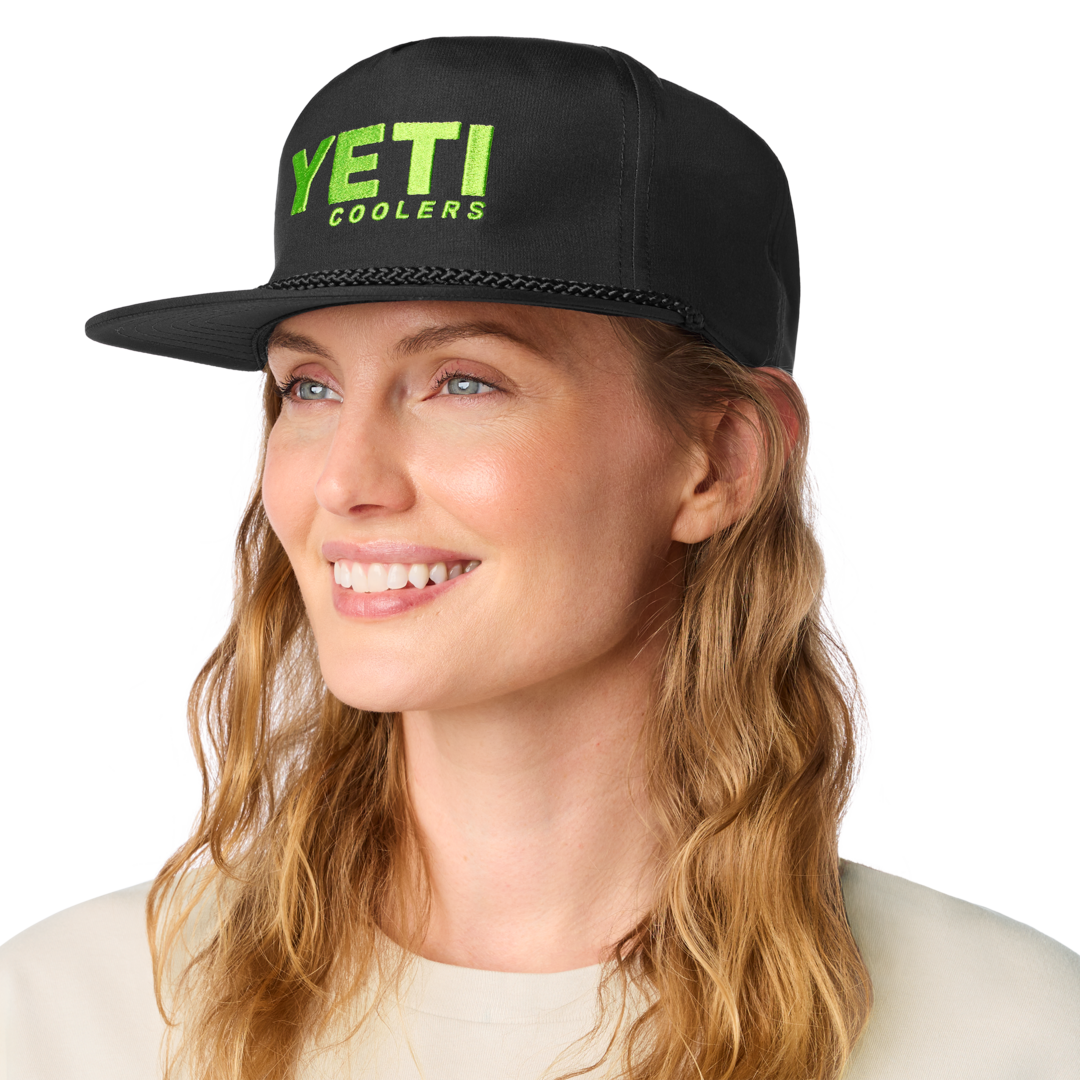 Yeti Coolers® Flat Brim Rope Hat Green