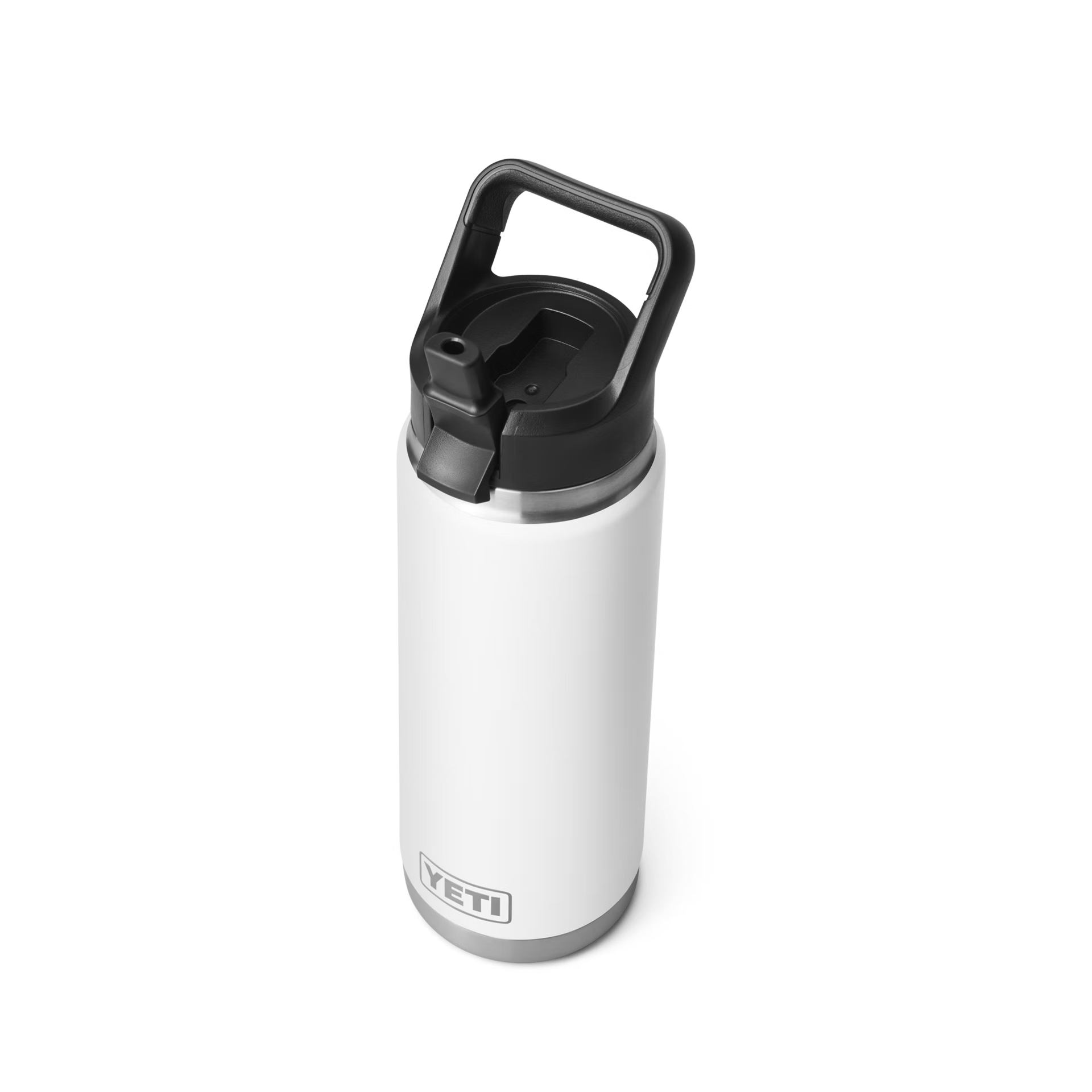 YETI Rambler® Bouteille de 26 oz (739 ml) avec bouchon à paille Blanc