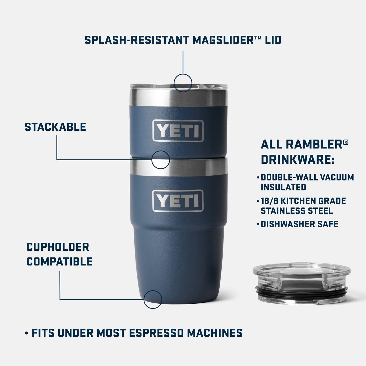 Rambler® Tasse empilable 8 oz (236 ml)