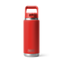 YETI Rambler® 26 oz (769 ml) Bottle With Straw Cap Rescue Red