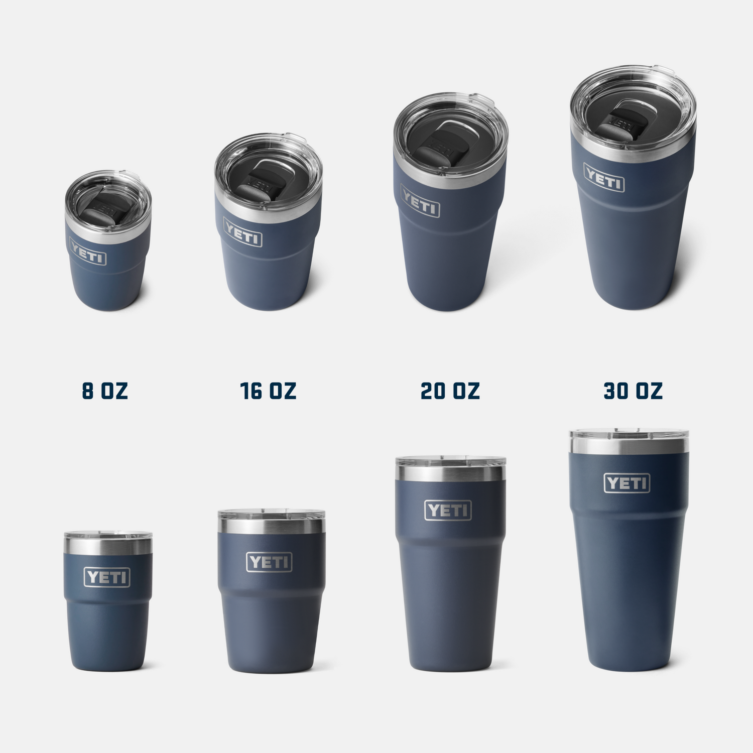 YETI Rambler® Verre empilable de 20 oz (591 ml) Rescue Red