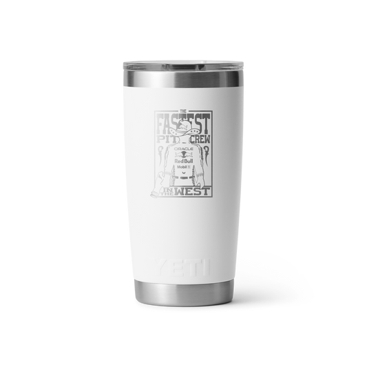 YETI Oracle Red Bull Racing Rambler® 20 oz (591 ml) Tumbler - Fastest Pit Crew
