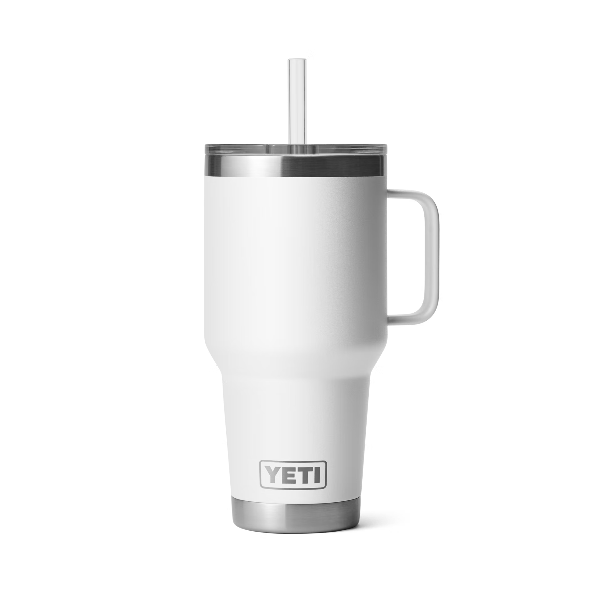 YETI Rambler® Mug De 35 oz (994 ml) Avec couvercle à paille Blanc