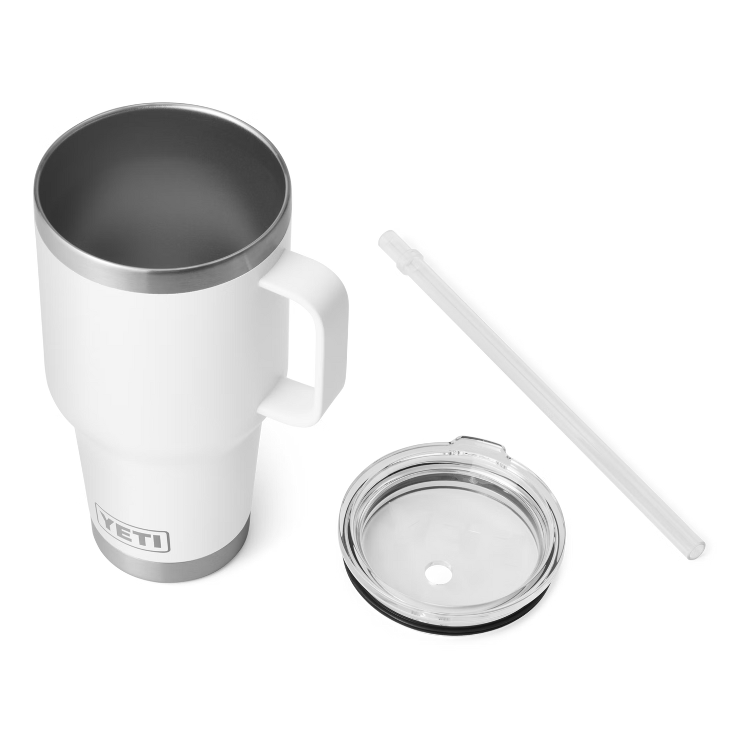 YETI Rambler® Mug De 35 oz (994 ml) Avec couvercle à paille Blanc