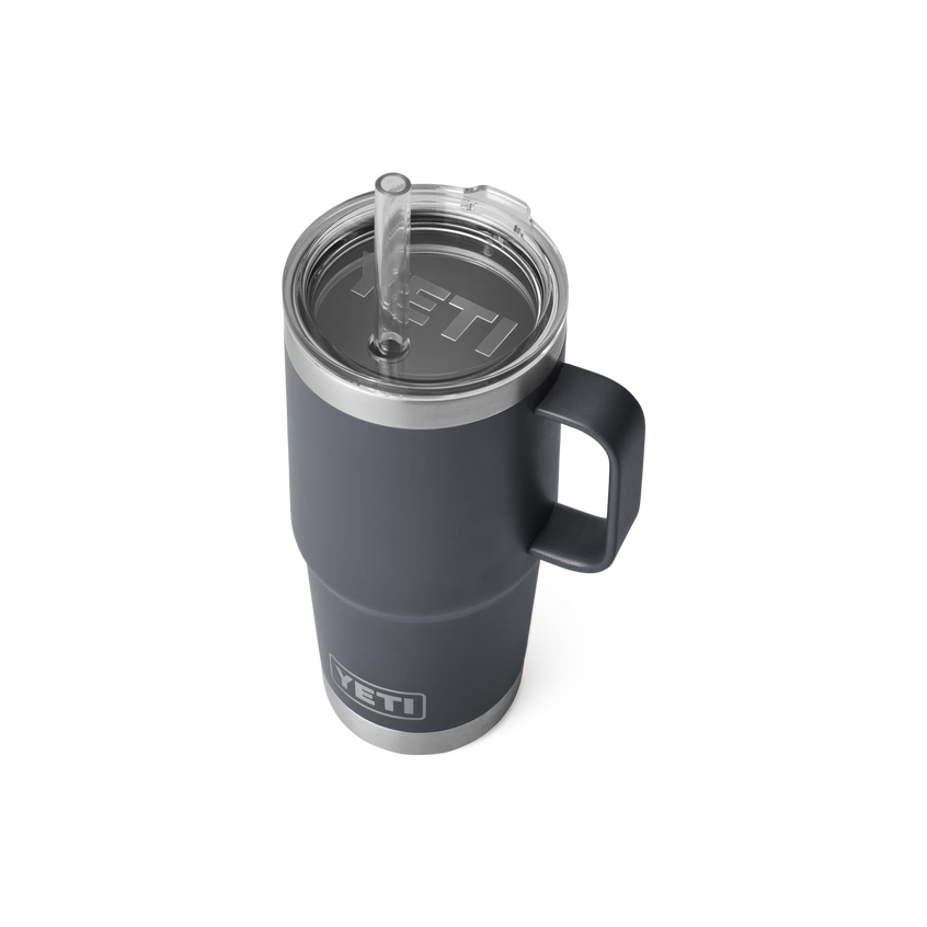 YETI Rambler® Mug De 25 oz (710 ml) Avec couvercle à paille Charcoal