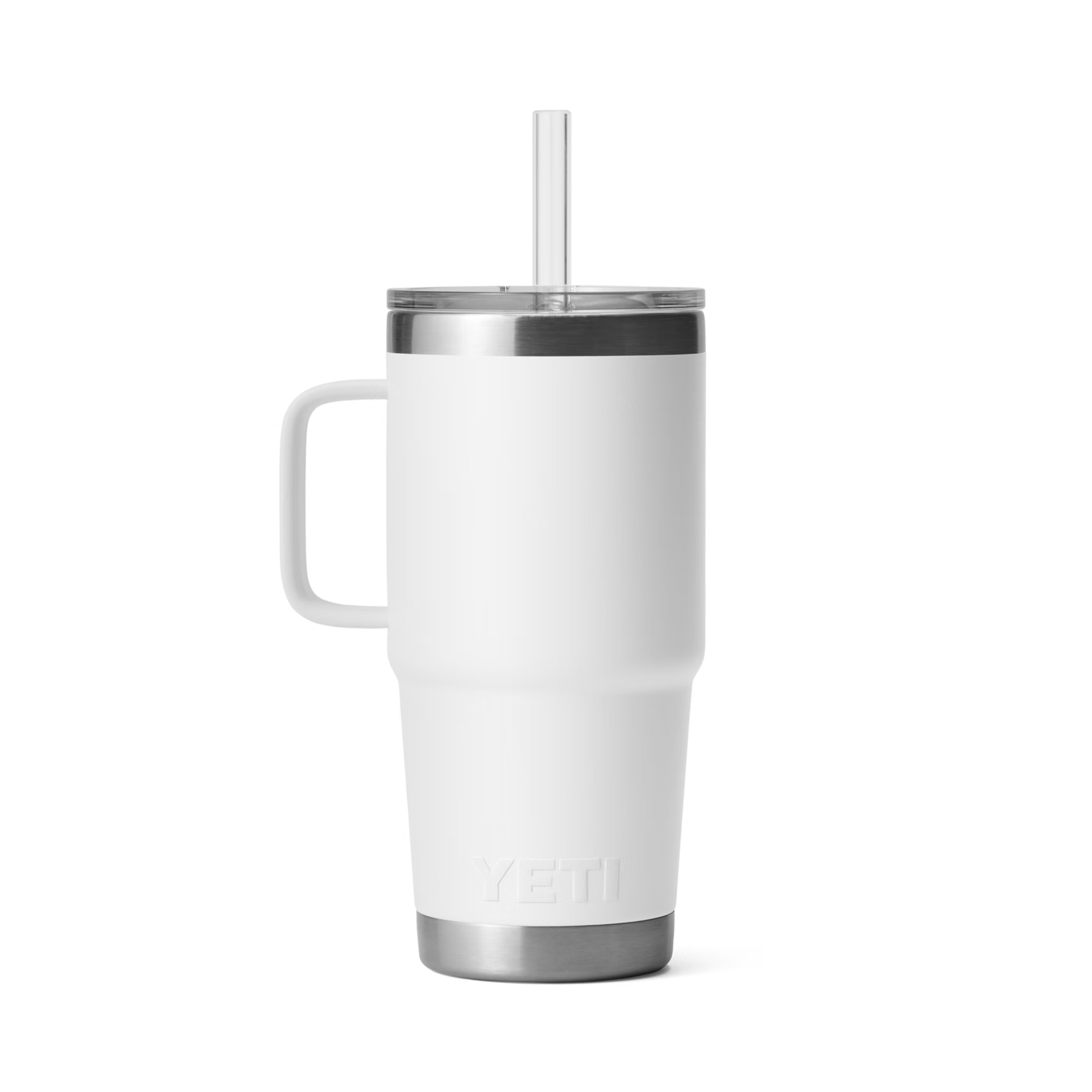 YETI Rambler® Mug De 25 oz (710 ml) Avec couvercle à paille Blanc