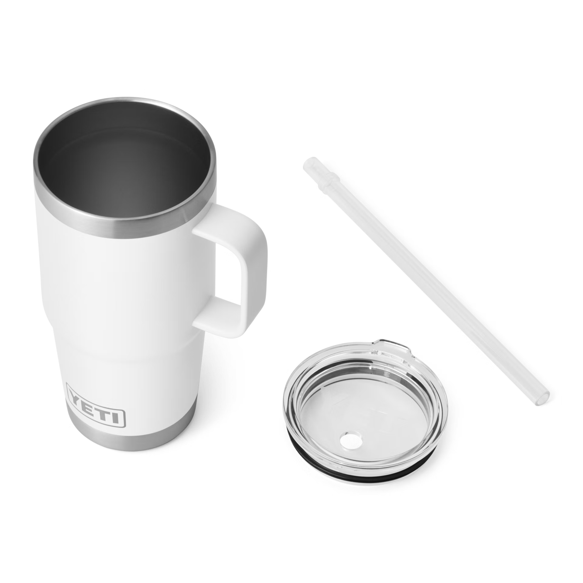 YETI Rambler® Mug De 25 oz (710 ml) Avec couvercle à paille Blanc