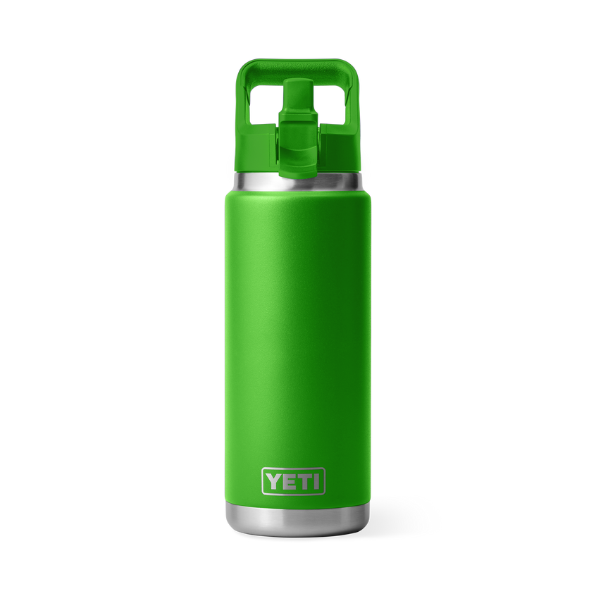 YETI Rambler® Bouteille de 26 oz (739 ml) avec bouchon à paille Canopy Green