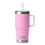 YETI Rambler® Mug De 25 oz (710 ml) Avec couvercle à paille Power Pink