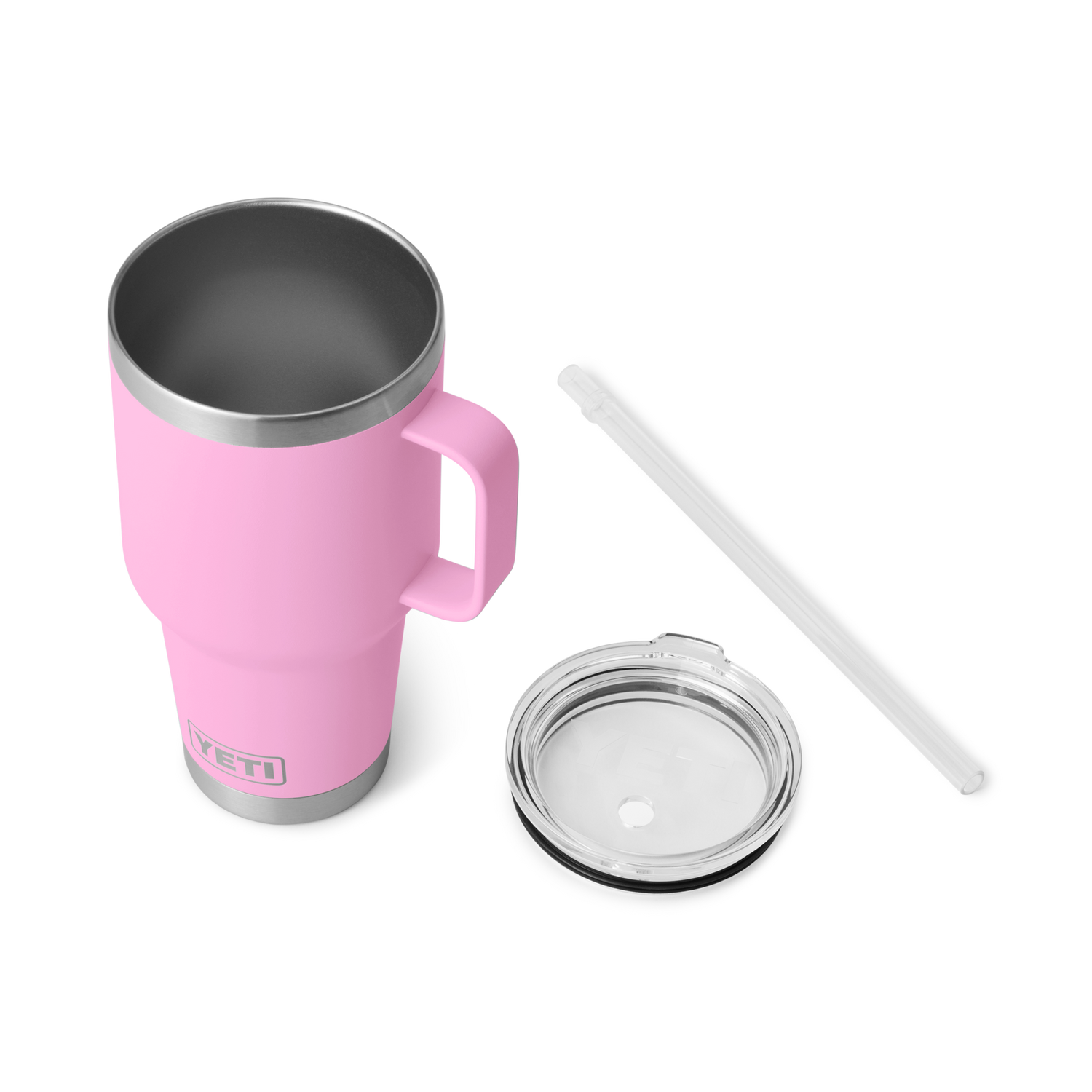 YETI Rambler® Mug De 35 oz (994 ml) Avec couvercle à paille Power Pink