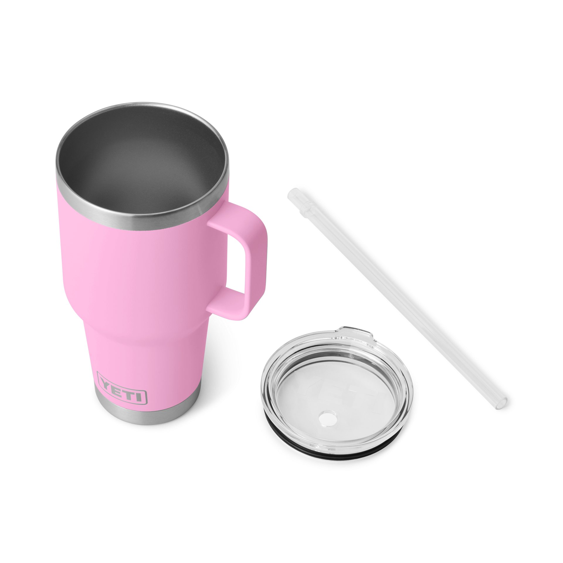 YETI Rambler® Mug De 35 oz (994 ml) Avec couvercle à paille Power Pink