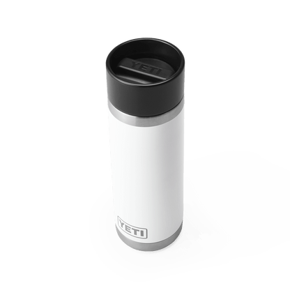 YETI Rambler® Bouteille 18 oz (532 ml) avec bouchon Hotshot Blanc