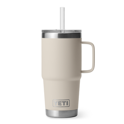 YETI Rambler® Mug De 25 oz (710 ml) Avec couvercle à paille Cape Taupe