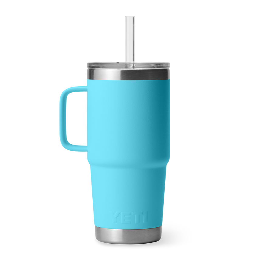 YETI Rambler® Mug De 25 oz (710 ml) Avec couvercle à paille Reef Blue
