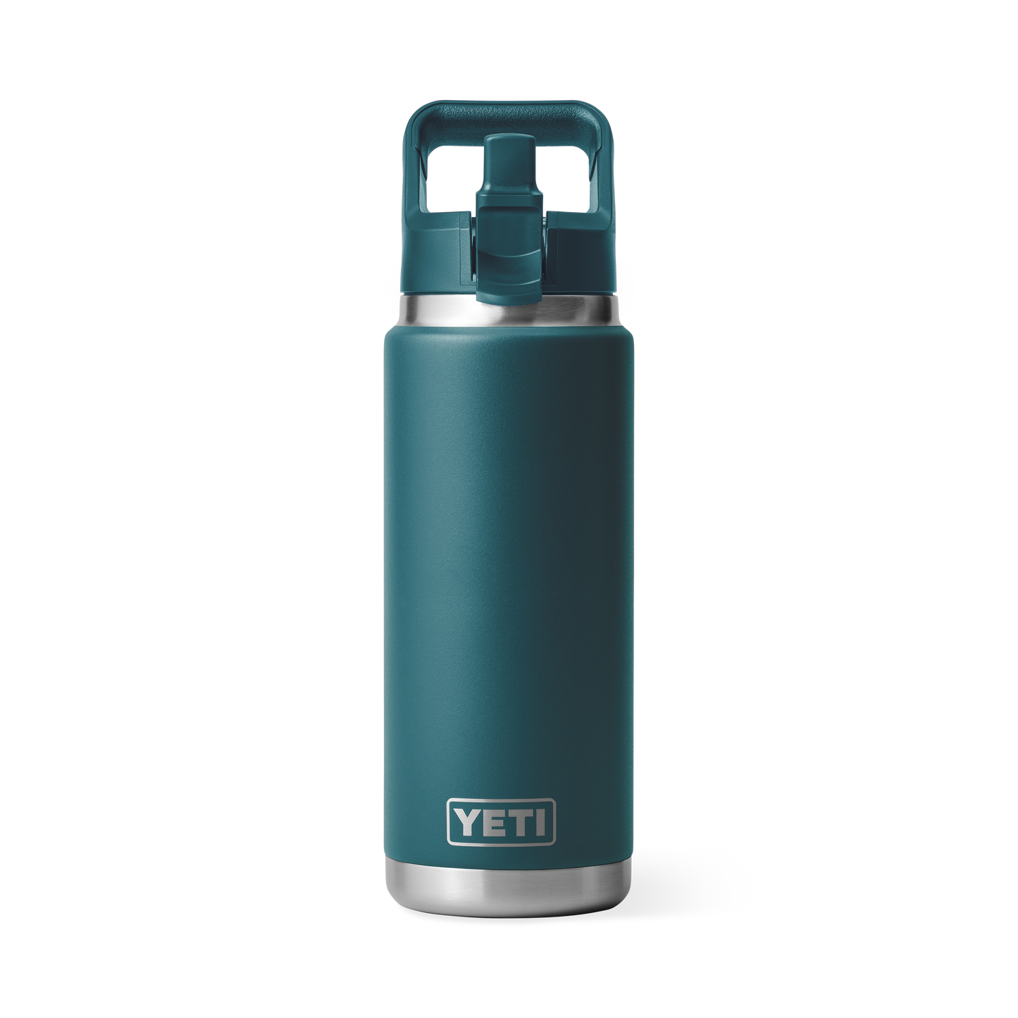 YETI Rambler® Bouteille de 26 oz (739 ml) avec bouchon à paille Agave Teal