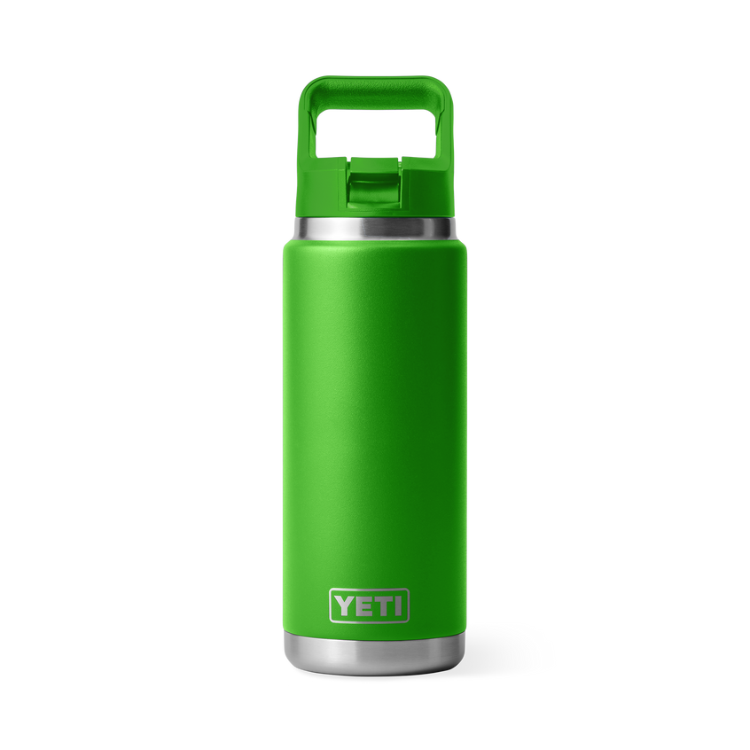 YETI Rambler® Bouteille de 26 oz (739 ml) avec bouchon à paille Canopy Green