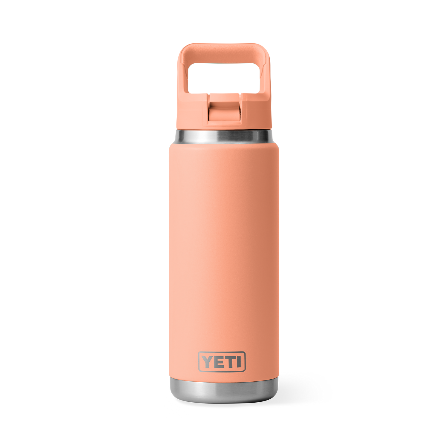 YETI Rambler® Bouteille de 26 oz (739 ml) avec bouchon à paille Lowcountry Peach